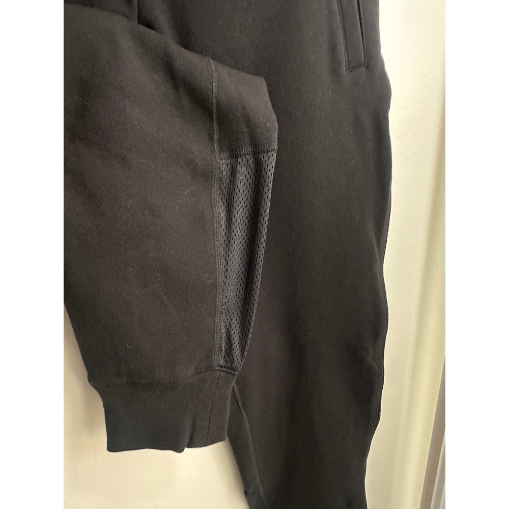 ALALA Black Mesh Detail Jogger Sweatpants Athletic Athleisure Women's XS - Picture 3 of 5